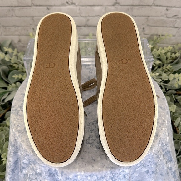 UGG “Milo” Fawn/Tan Soft Suede Lace-up Casual Fashion Sneakers WMS 7M🌟EUC🌟 - Picture 8 of 10